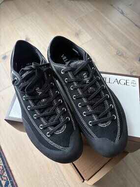 Village PM 1:30pm size 12 mens canvas vegan skate shoes